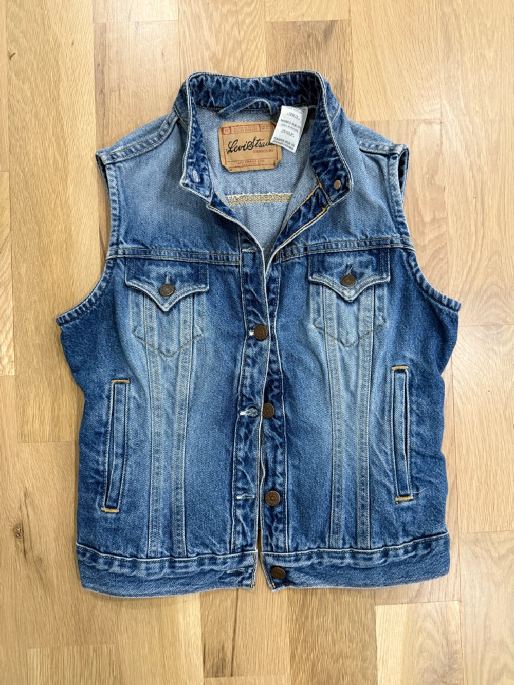 Women’s Y2K 90s Levi's Sleeveless Denim Vest. Kind People are My Kinda People.